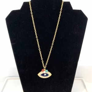 THE Super Trendy Evil Eye Necklace-GREAT Gift  NEW